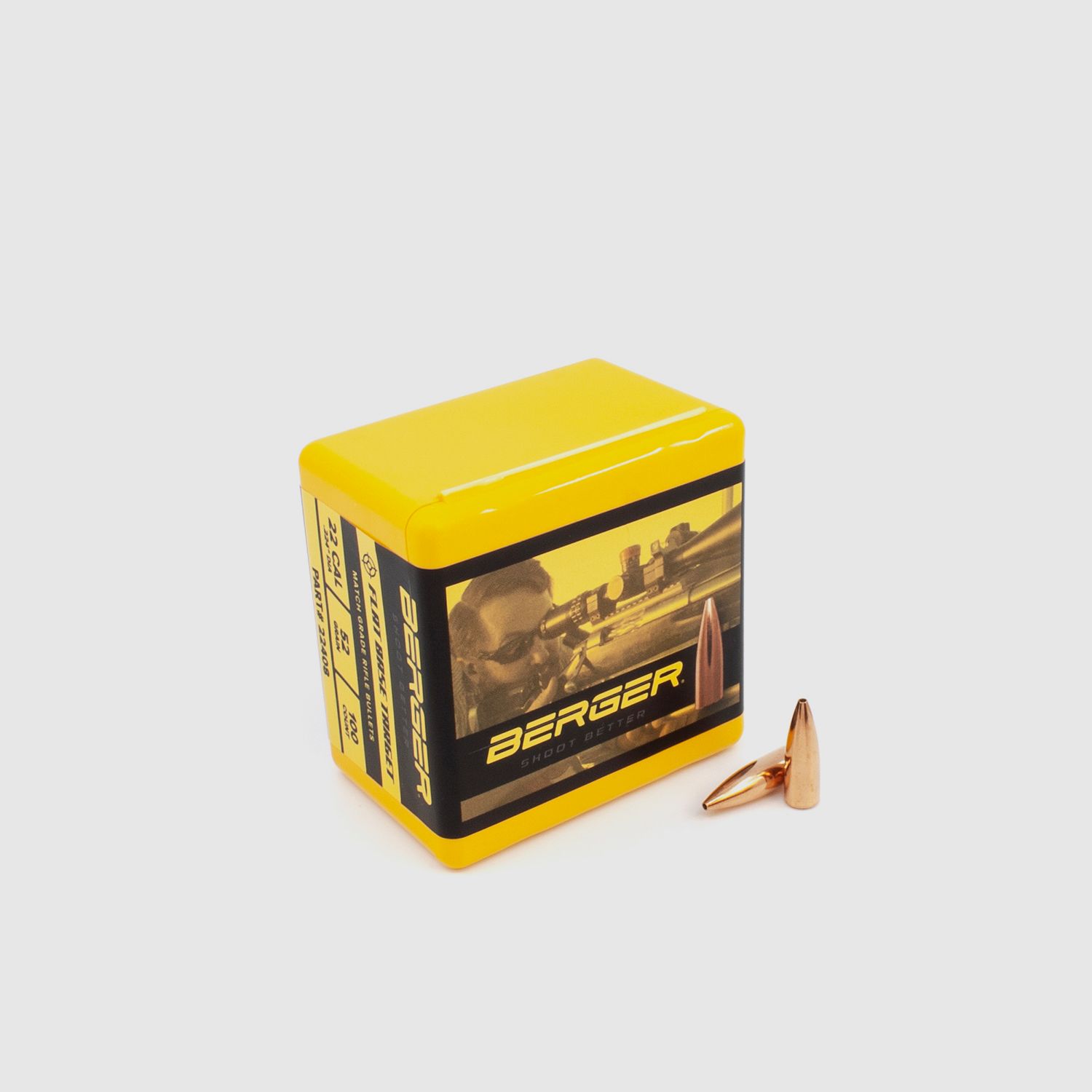 Berger Bullet .22 FB Target 52GR 100 Pieces