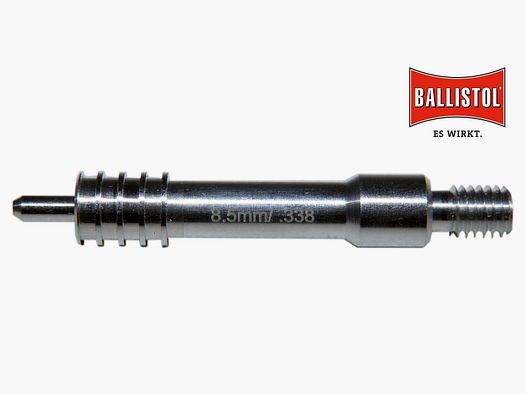 Adaptador de parche Ballistol de aluminio, Ø 8,5 mm (rosca externa M5)