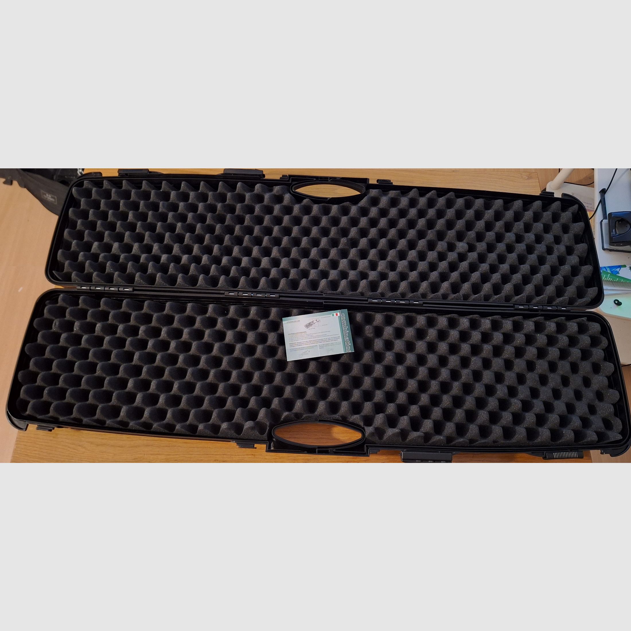 Co2 Cowboy Rifle Legends inkl. Koffer mit Schloss 4,5 mm BB und 4,5 mm Diabolo 34 Ladehülsen insgesamt!