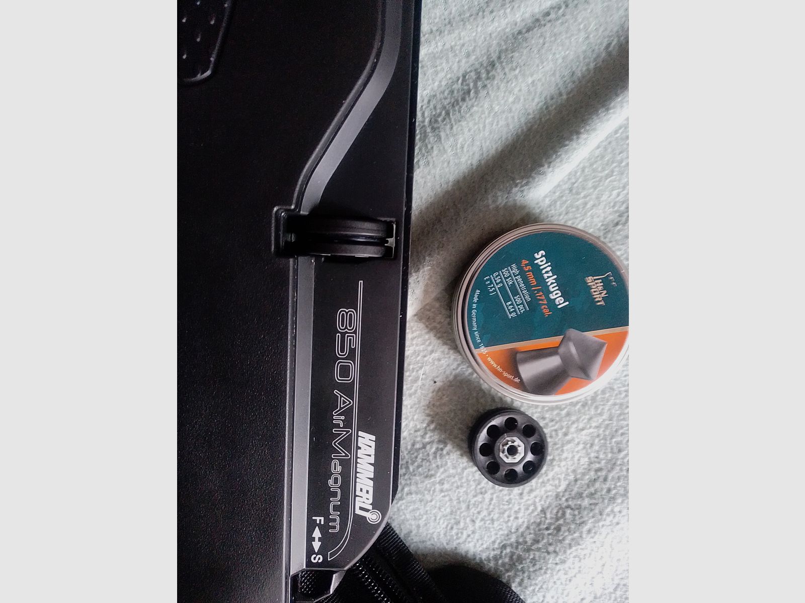 Airmagnum Hämmerli 4,5 mm CO2 Gewehr Adapter 12 Gramm 88 Gramm  Luftgewehr Magazin Diabolo Exportventil