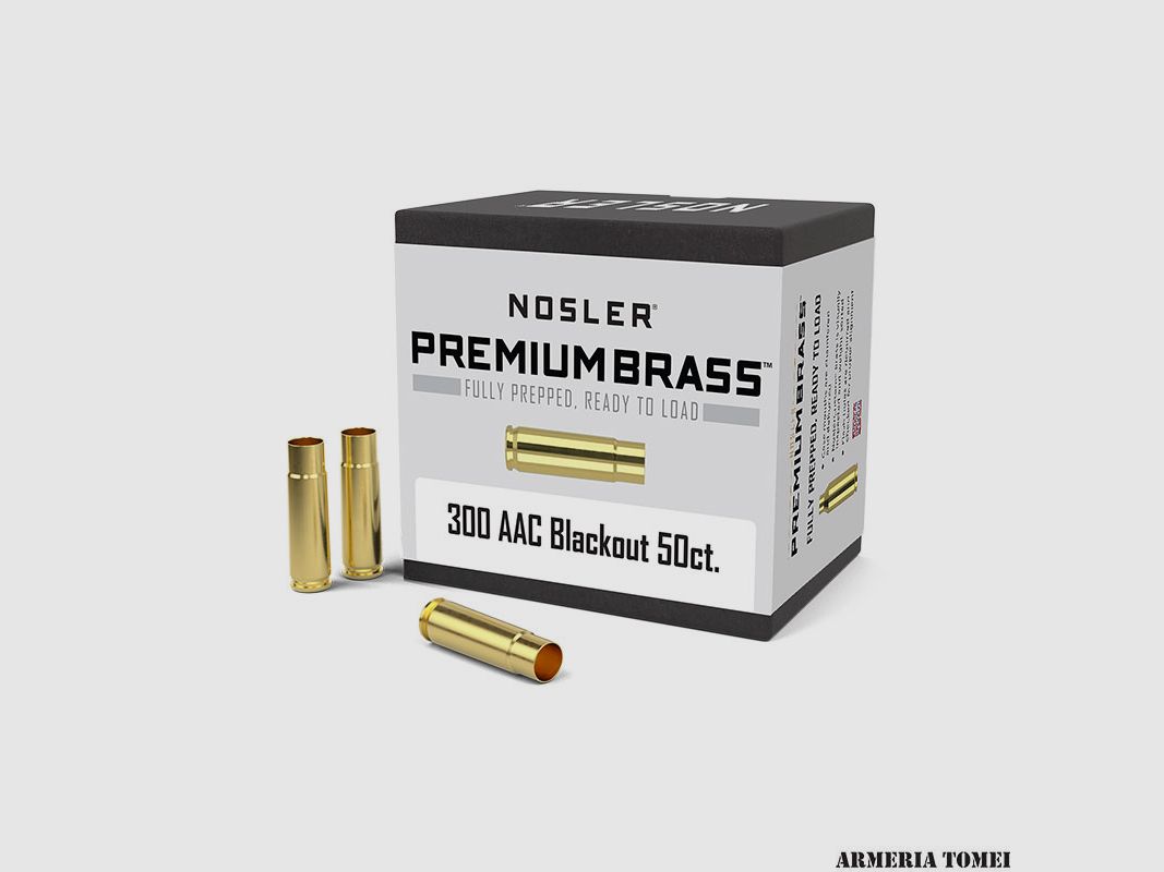 NOSLER – CUSTOM HÜLSEN 300 AAC BLACKOUT -45123 (50 STK)