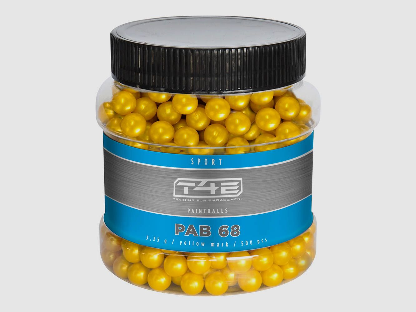 T4E .68 Farbkugeln - 3,25g/500stk/Gelb