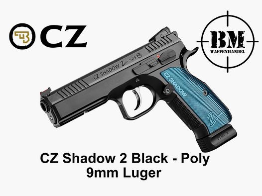 CZ 75 Shadow 2 Pistol Black - Poly 9mm Luger