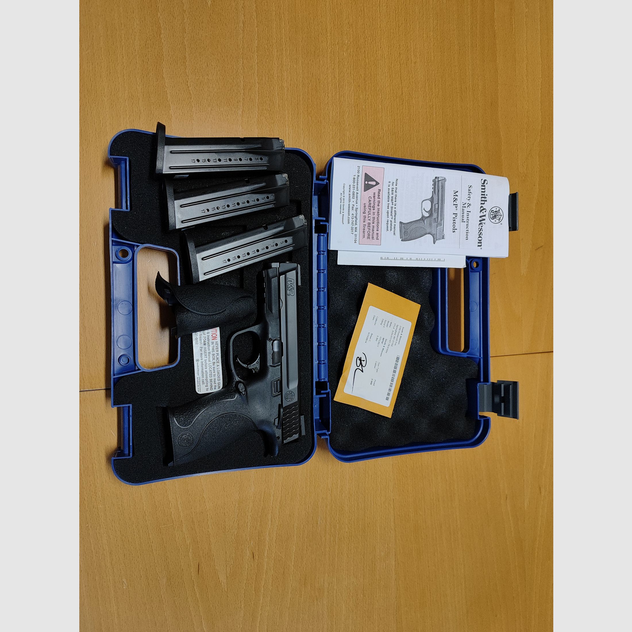 S&W M&P 9 , Kaliber 9mm Luger