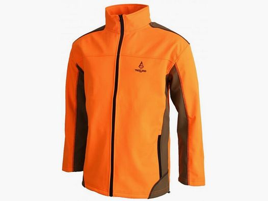 Softshelljacke Treeland Camo Orange
