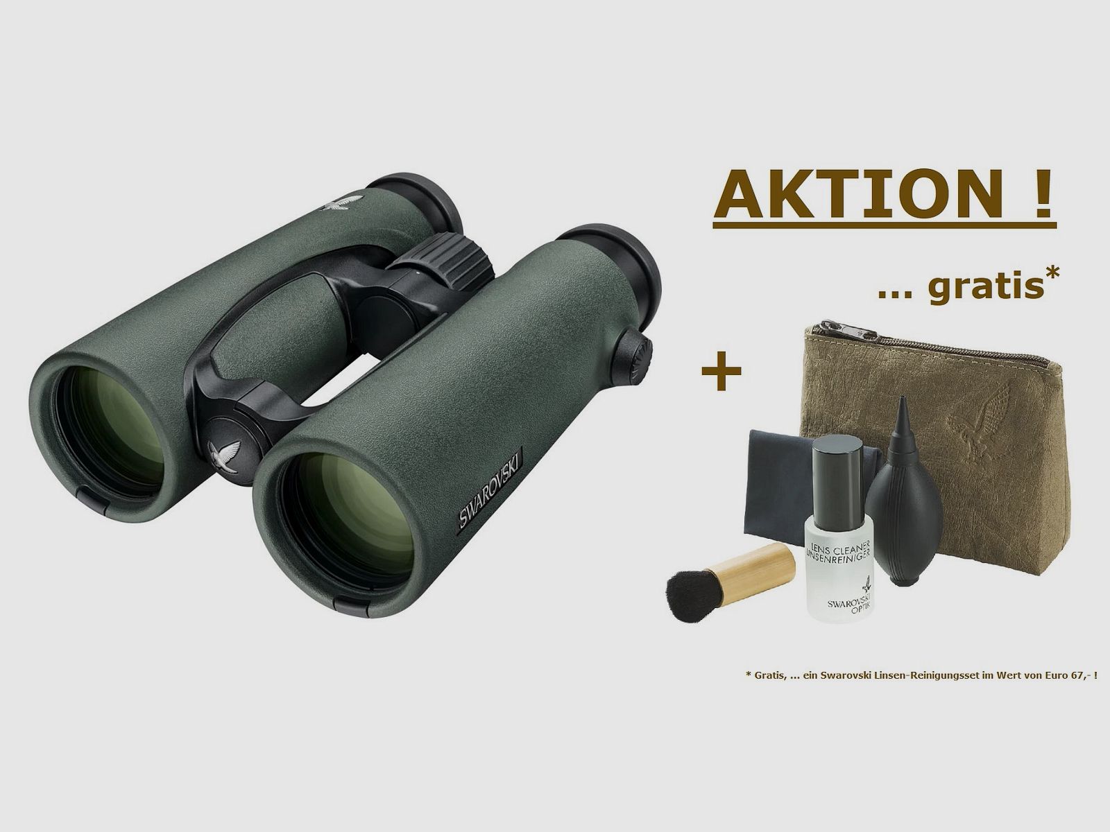 Swarovski EL 10x42 W B binoculars - ACTION!