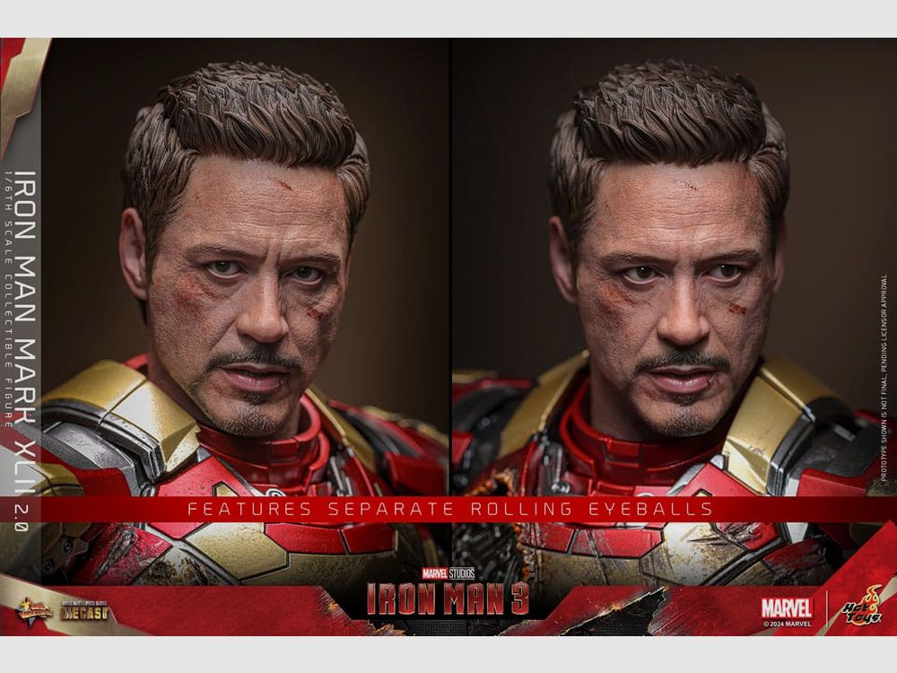 Iron Man 3 Movie Masterpiece Diecast Actionfigur 1/6 Iron Man Mark XLII (2.0) 32 cm | 43311