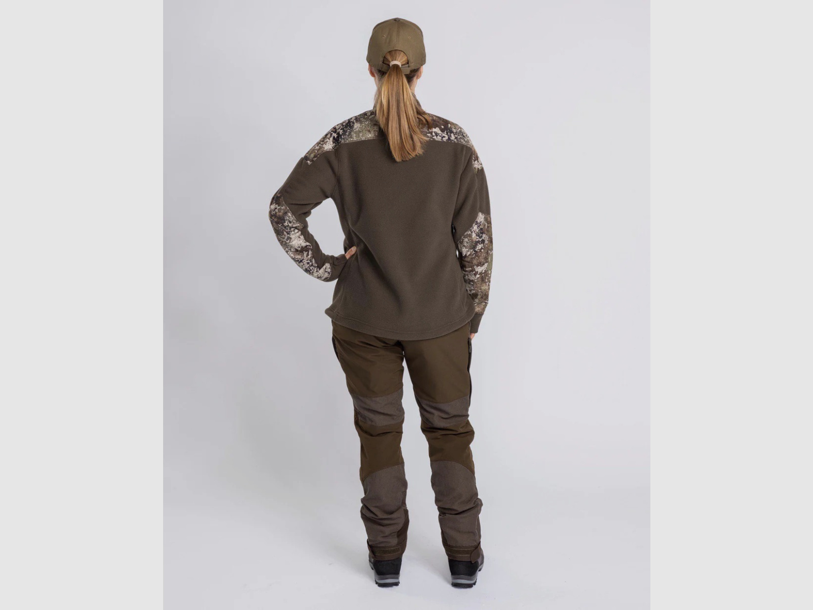 Chaqueta de forro polar para mujer PINEWOOD Smaland Jagd Camou