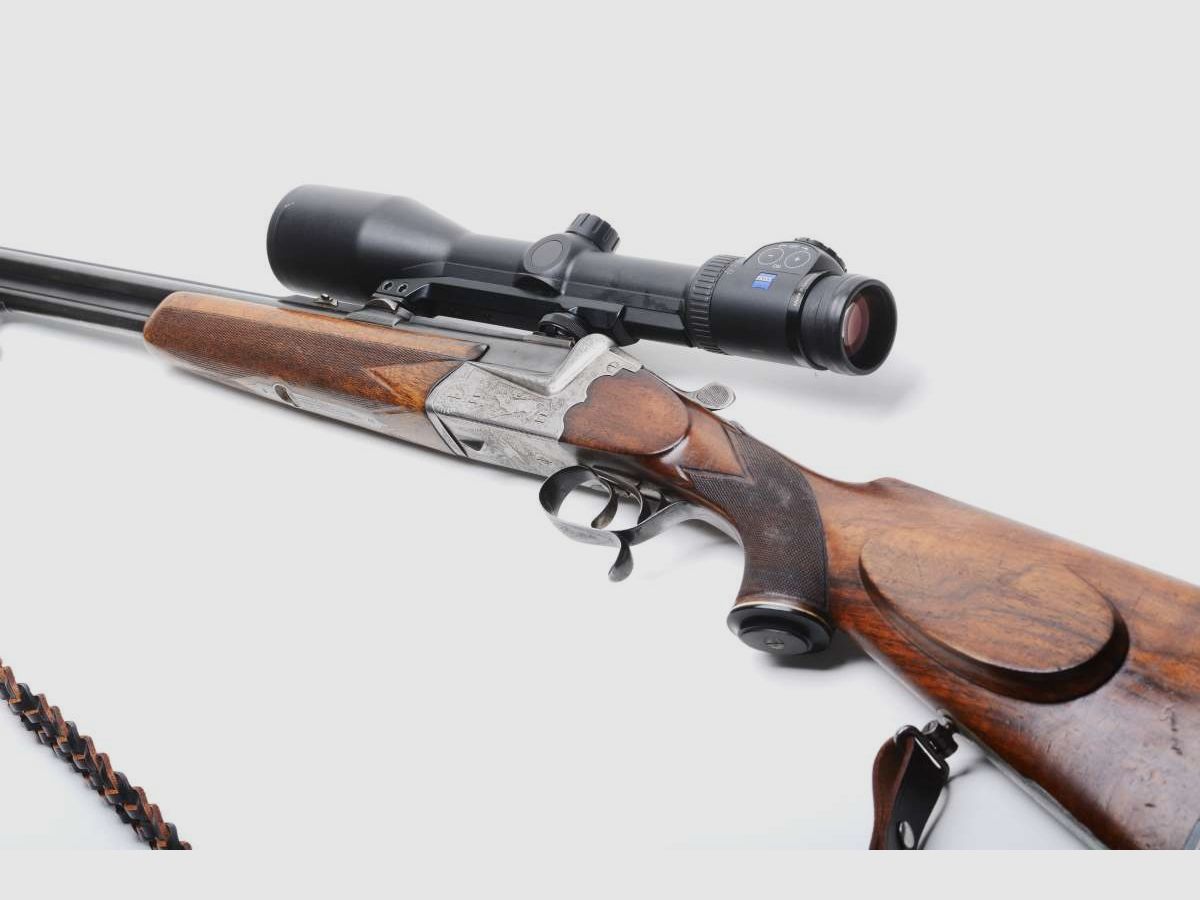 Bockbüchsflinte Ferlach 8 x 57 JRS 16/70 Zeiss 3-12x50 Leuchtpunkt, Bild 1 von 35