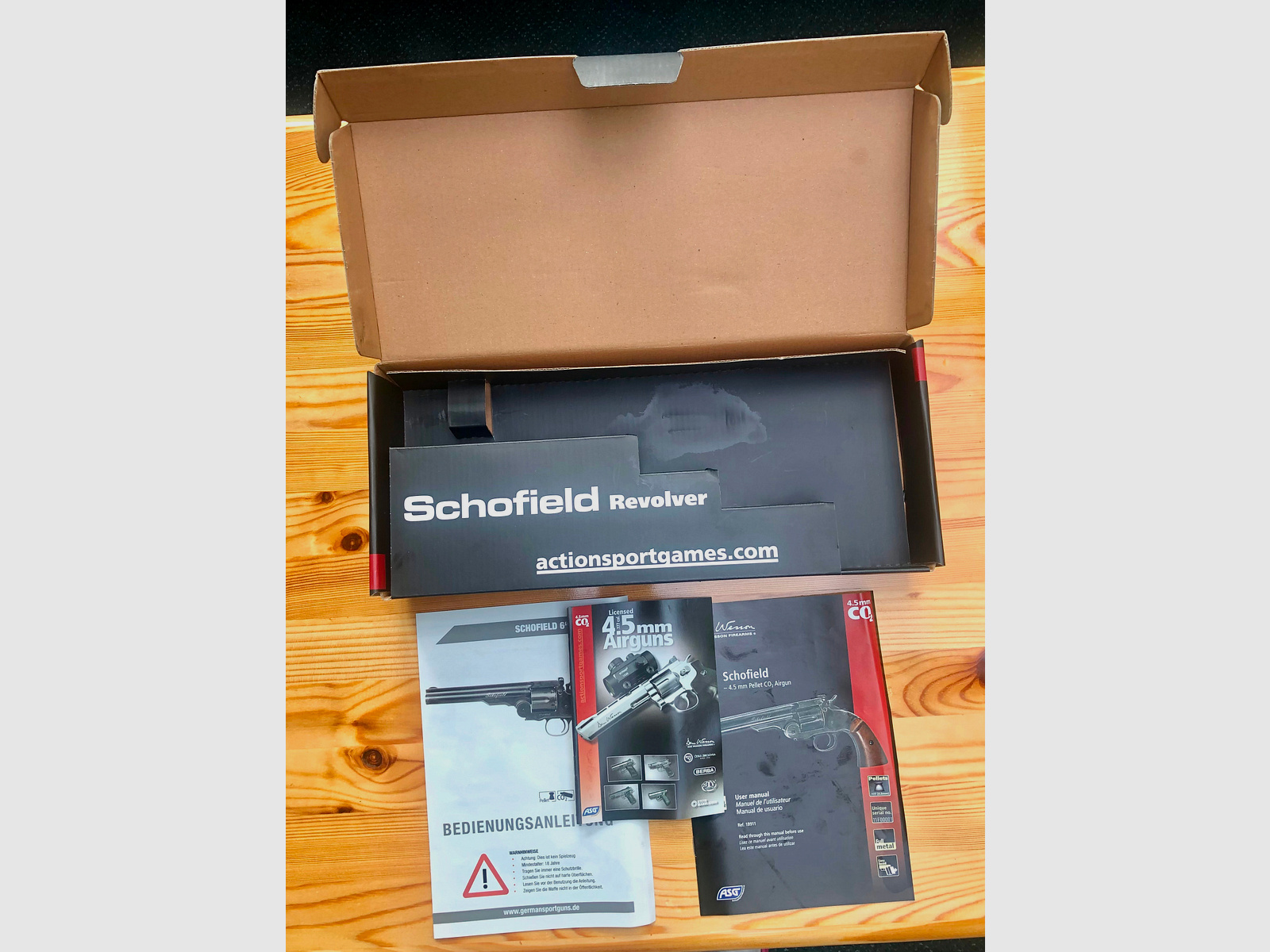 Schofield  - 4,5mm ( Diabolo )  - Extra  Gezogener Lauf  !