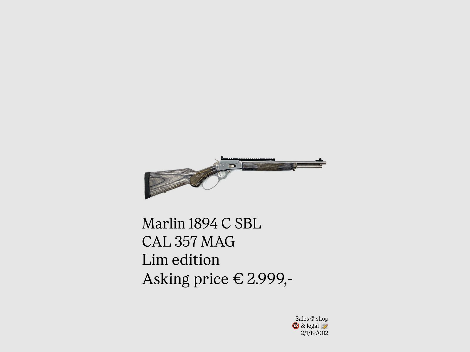 Marlin 1894 CSBL 357, Bild 2 von 4