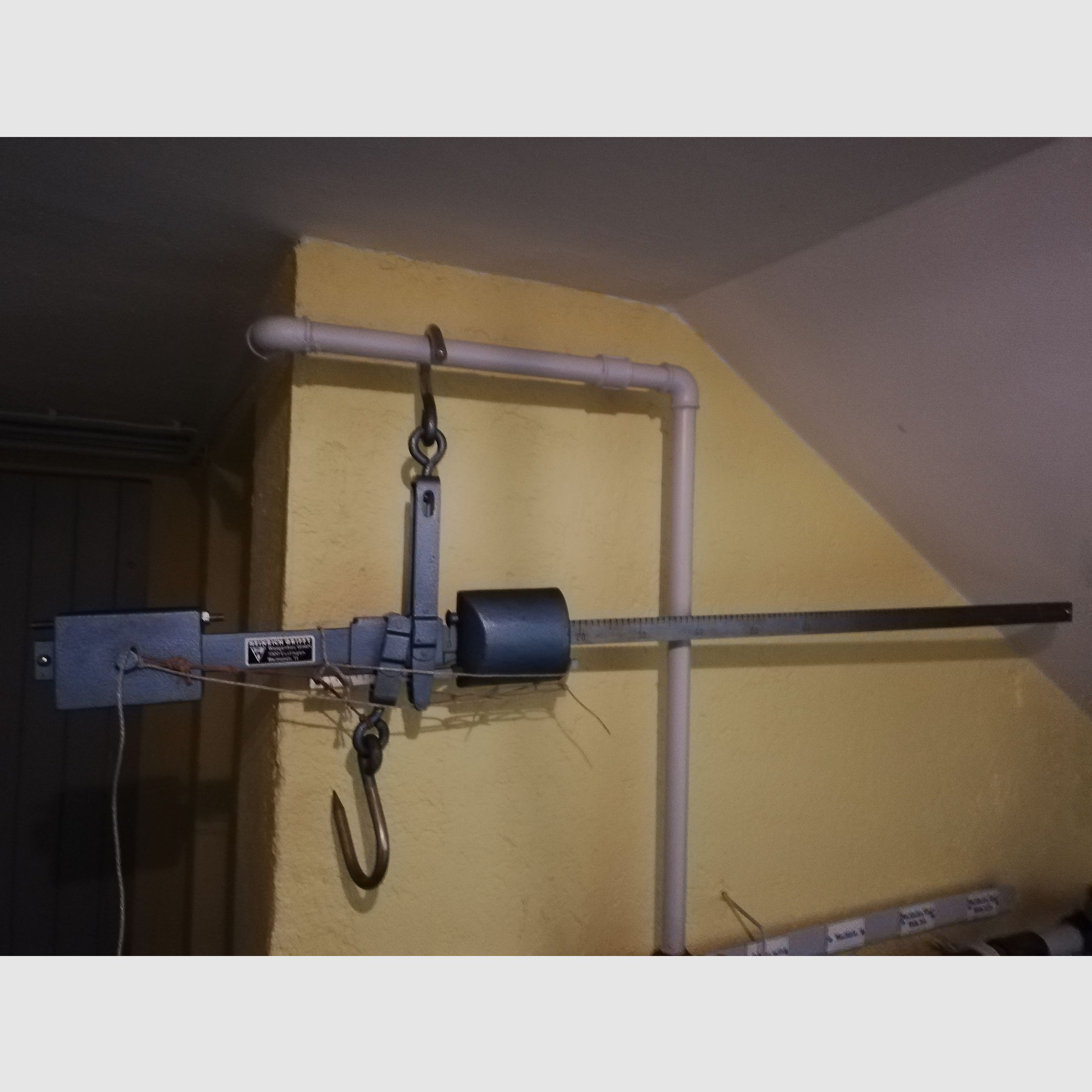 Wild Balkenwaage eichfähig. Hersteller Heinrich Grifft