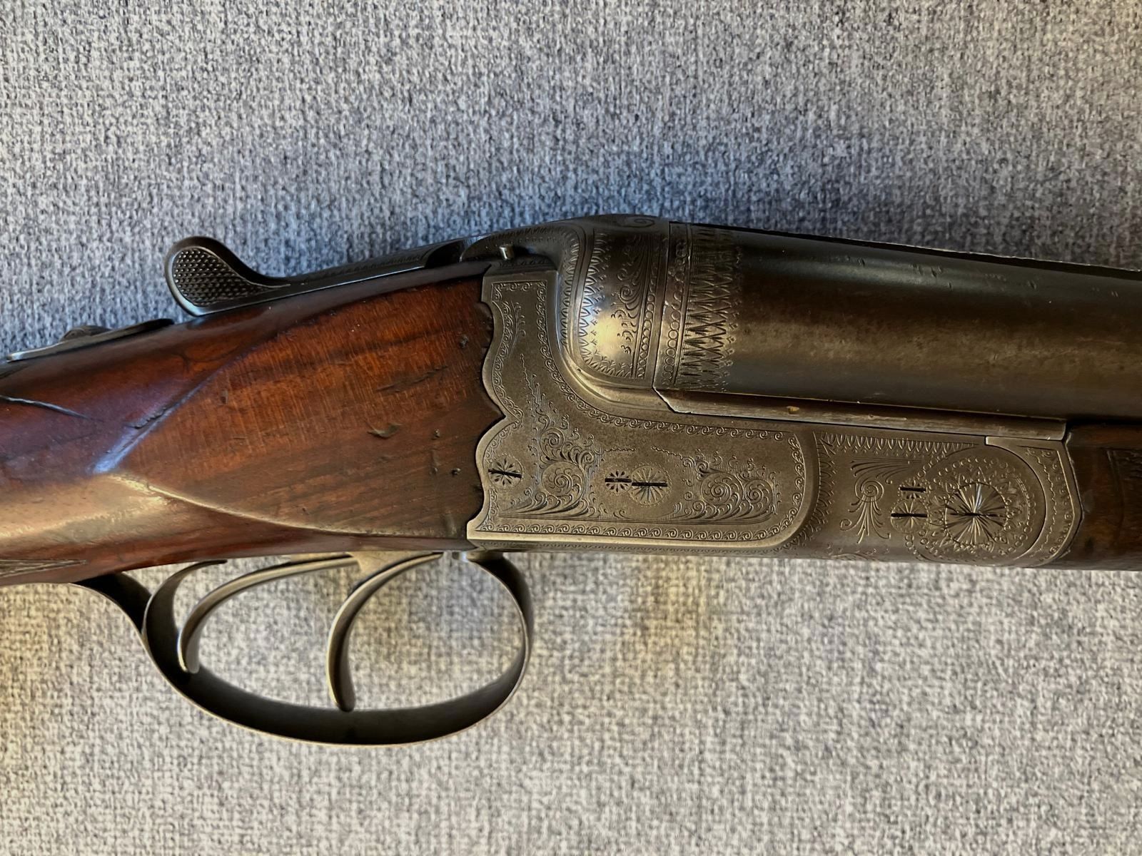 Suhler Doppelflinte/Querflinte Sempert & Krieghoff Kaliber 16 absolute Rarität Selten 100 Jahre