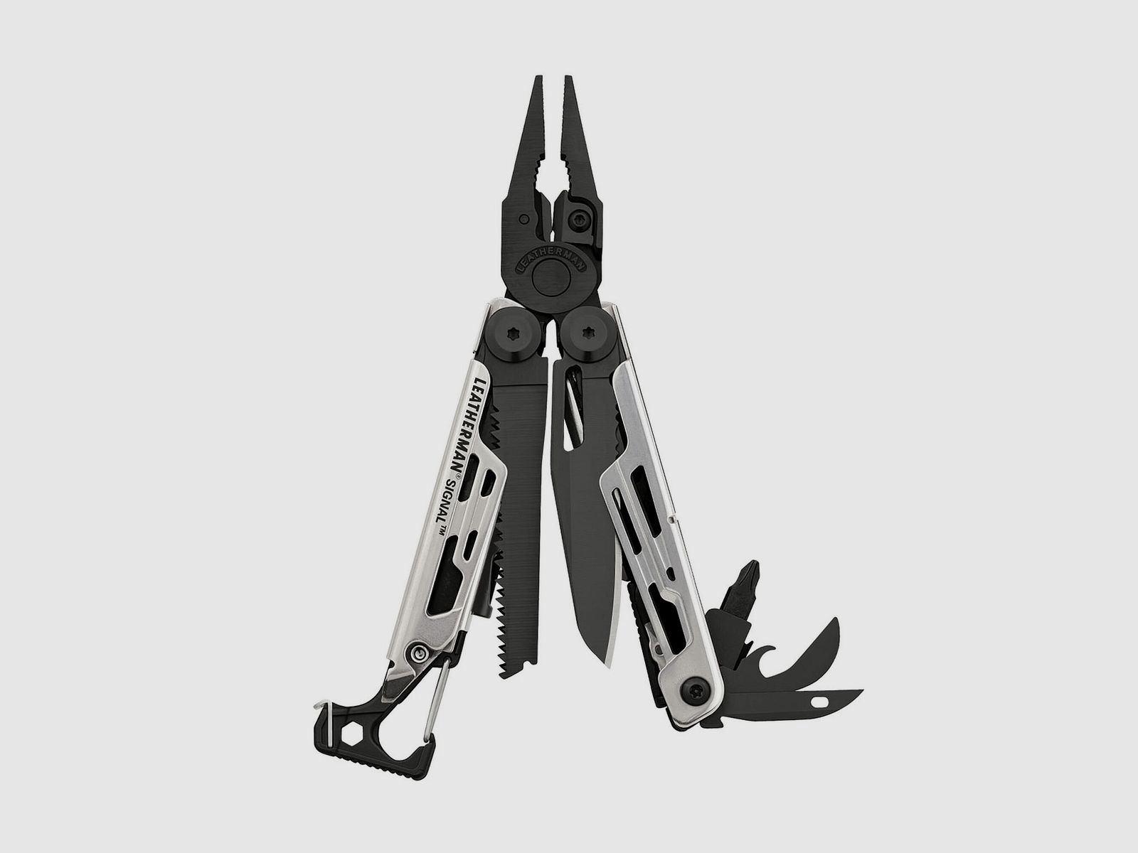 Leatherman SIGNAL Black & Silver, Molle Holster, Black, L, image 1 of 4