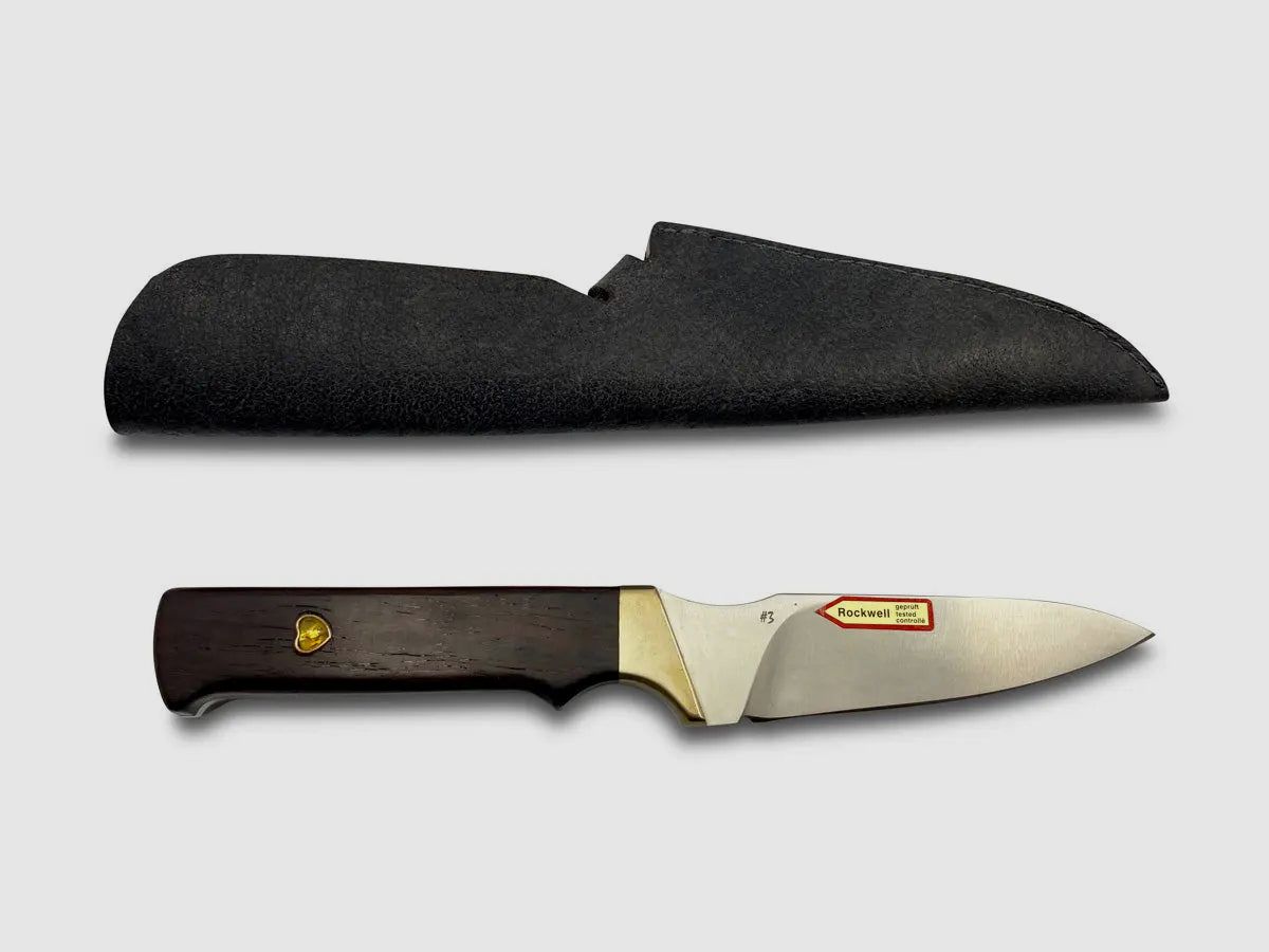 Couteau de chasse PUMA unicum "heart of gold" avec cœurs en saphir incrustés