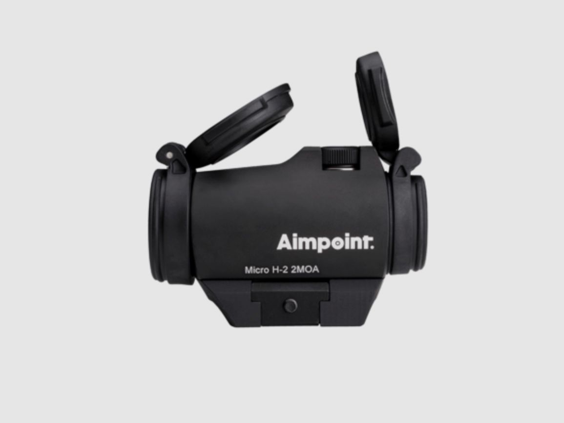 Aimpoint 200185 Micro H-2 Black Red Dot 2 MOA inklusive Weavermontage 682510210
