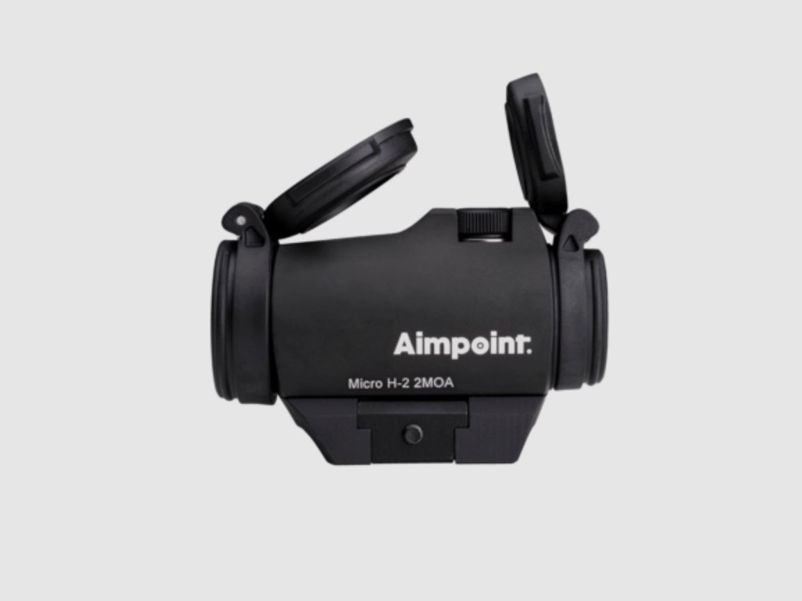 Aimpoint 200185 Micro H-2 Black Red Dot 2 MOA inklusive Weavermontage 682510210