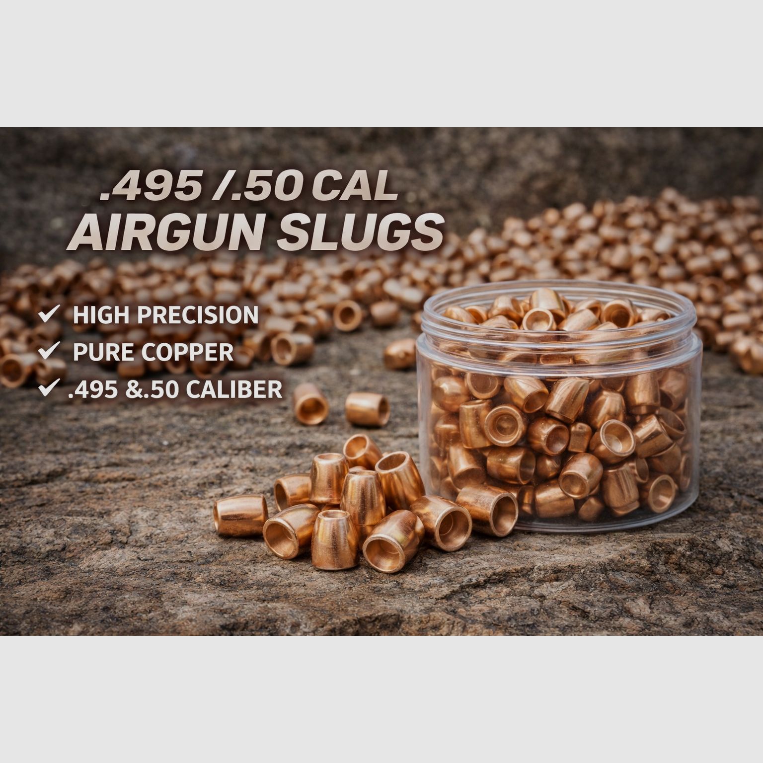 AEA Megalodon Challenger Geschosse Slugs Cal. 495 / .50