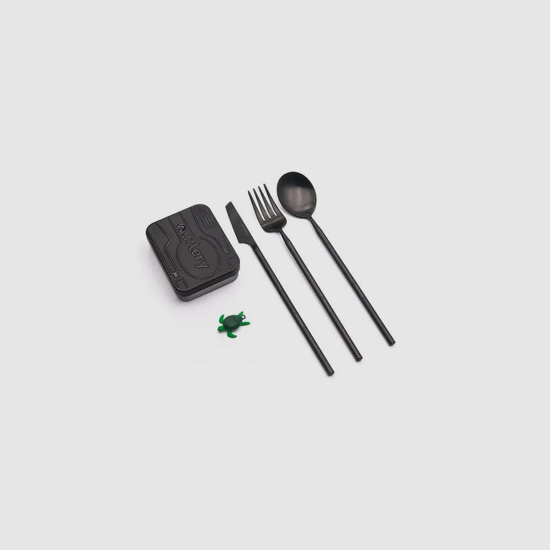 Set de couverts de voyage Outlery, en acier inoxydable, format de poche, image 7 sur 19