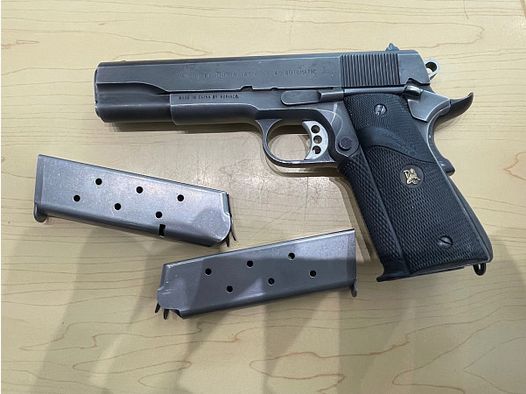 NORINCO 1911 A1 MIT 2 MAGAZINEN - TRIGGERSTOP - ANTIQUE FINISH - .45 AUTO
