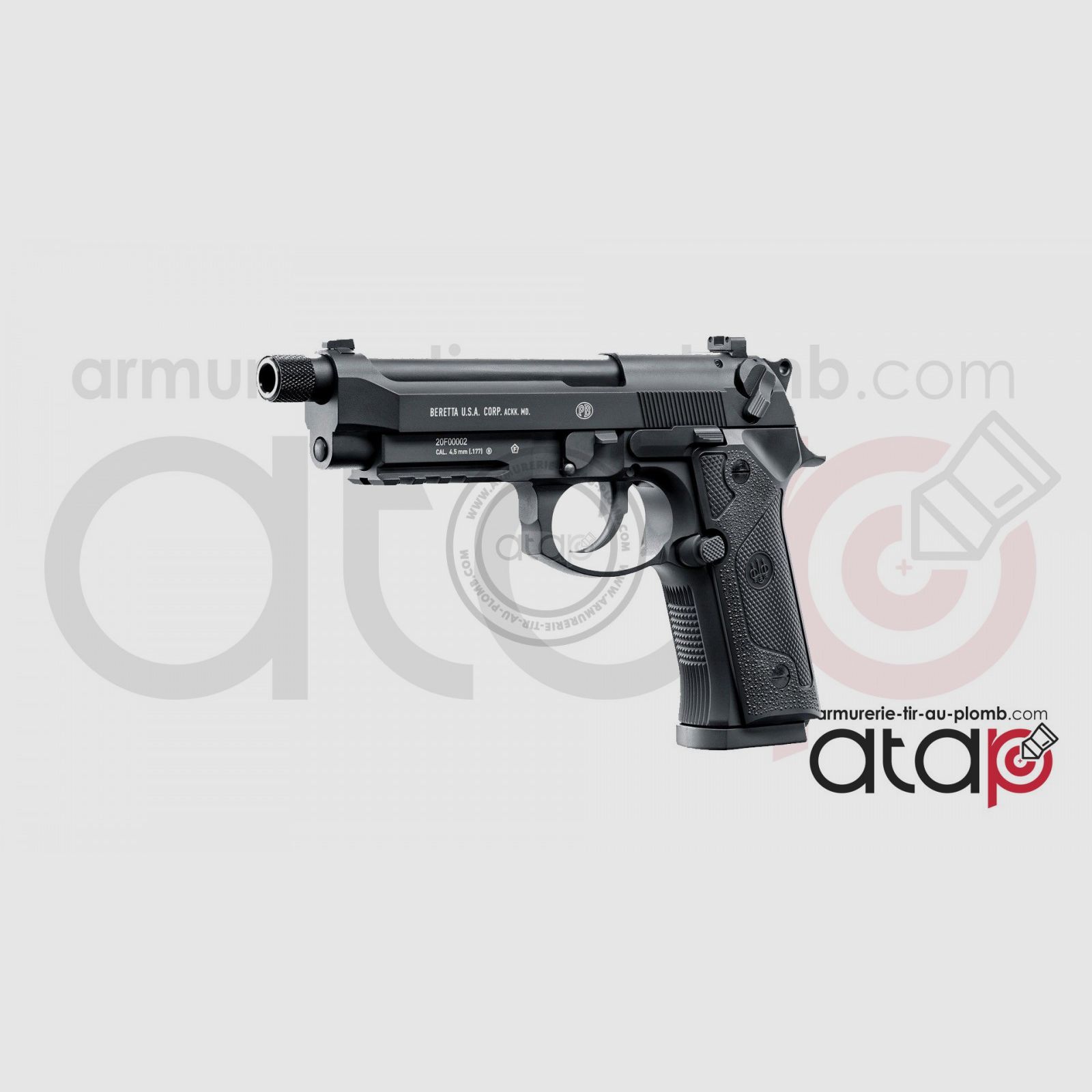 Pistolet Bille acier CO2 Umarex Beretta M9A3, image 1 sur 3