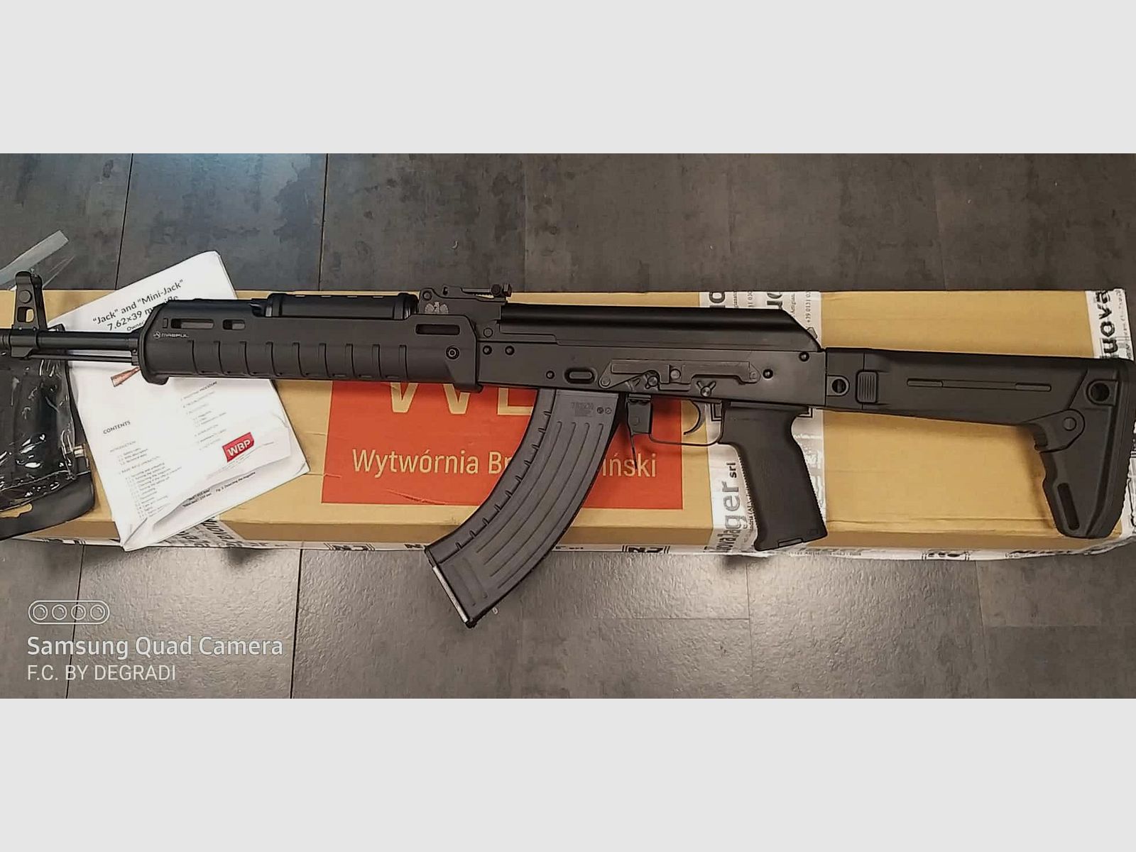 AK47 WBP kal. 7,62×39 złożony kolba MAGPUL, zdjęcie 4 z 4