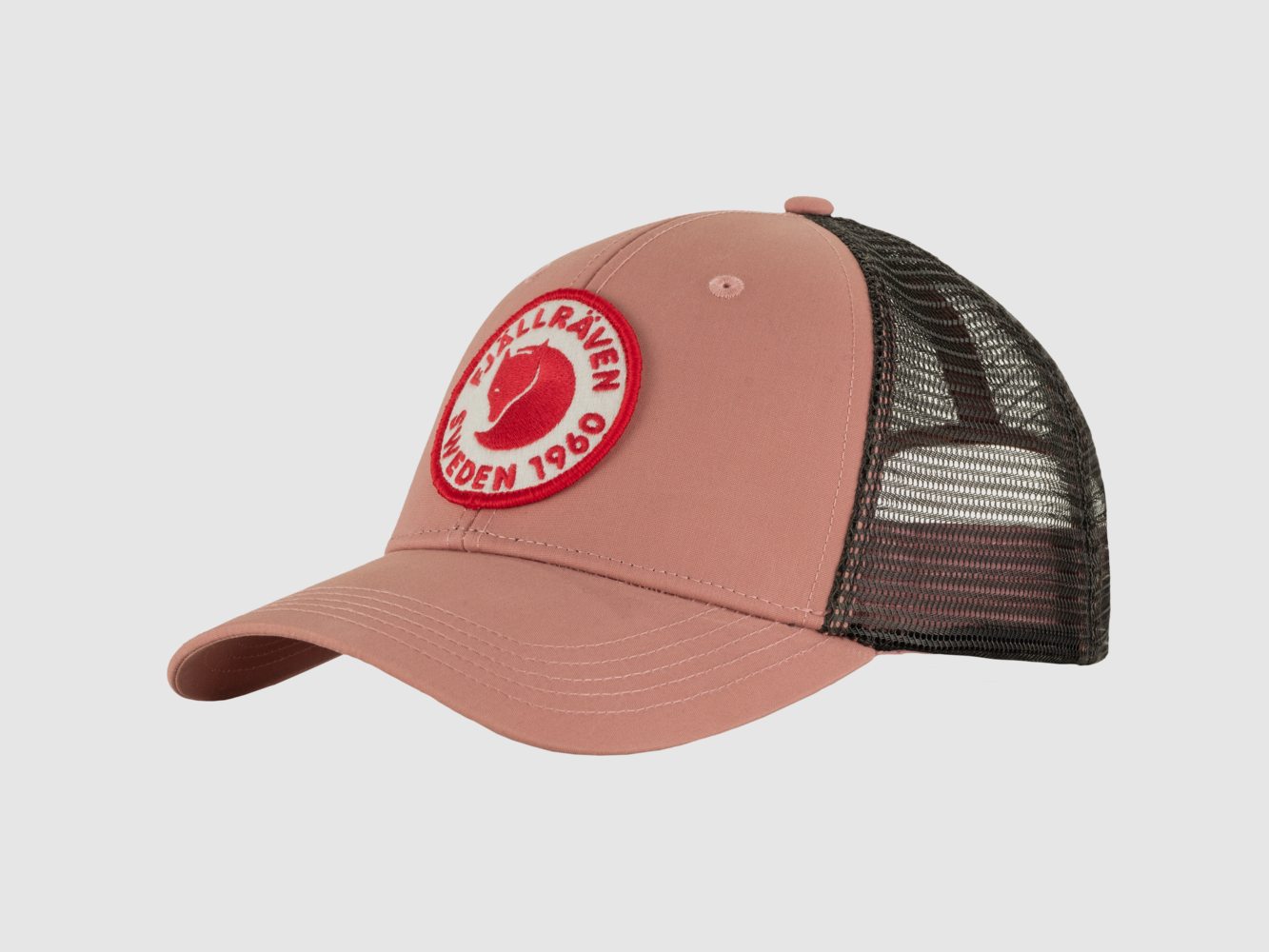 Fjällräven 1960 Logo casquette trucker Dusty Rose