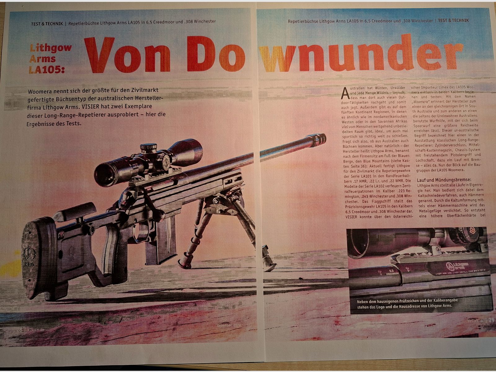  Long Range  Präzisions Repetierer Lithgow Arms .308 Win  KRG Chassis   Wie Neu inkl. Zubehör