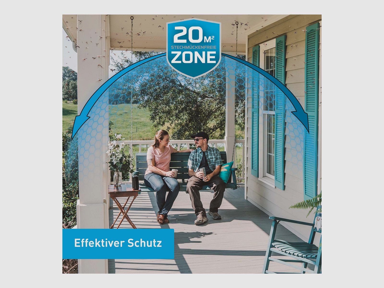 THERMACELL 920208 Mosquito Repellent Tabletop Device HALO Mini Metal Edition