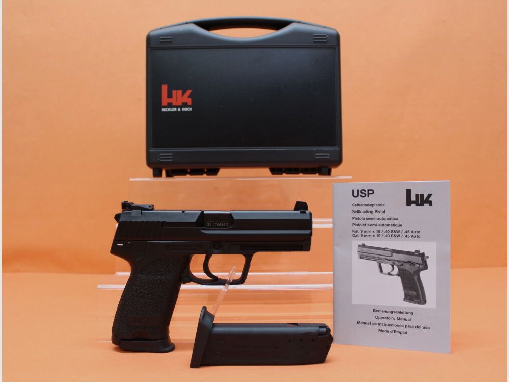 Heckler&Koch Ha.Pistolet 9mmLuger Heckler&Koch/H&K HK USP Custom Sport 108mm lufa/ mikrometrowy celownik (9mmPara/9x19), zdjęcie 2 z 3