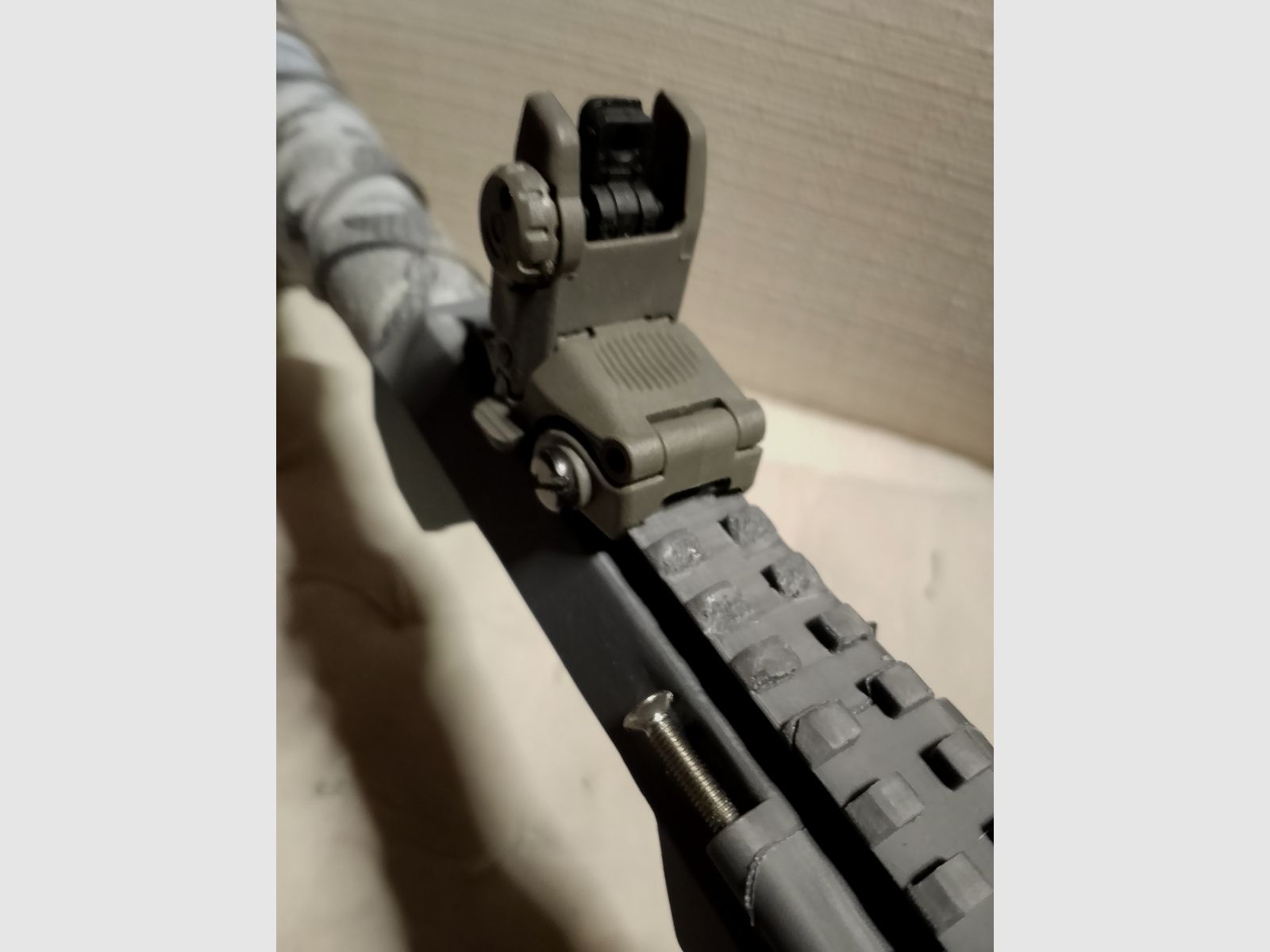 Conversion body kit for pistols airsoft softair paintball ram universal stock front grip flip up sight