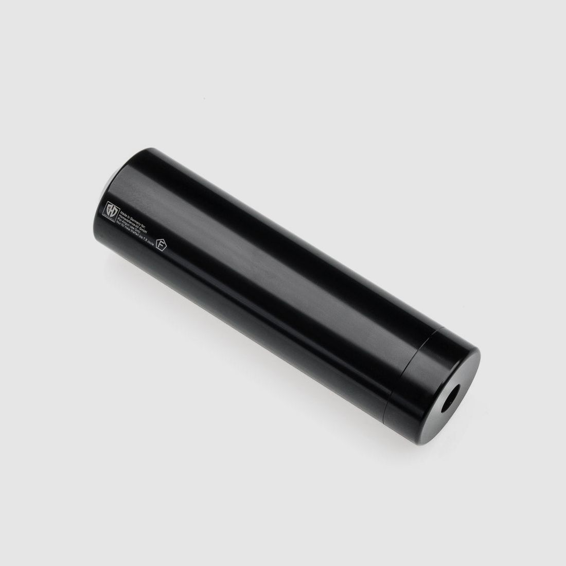 SCHALLDÄMPFER | SILENCER Thread 15x1 | CNC | SCHWARZ | L 16cm | HDR50 | HDP50