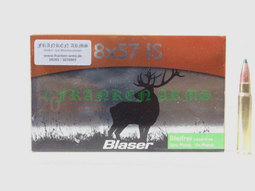 Blaser CDC 8x57IS 170gr. 11,0g 20 pièces Prix dégressifs
