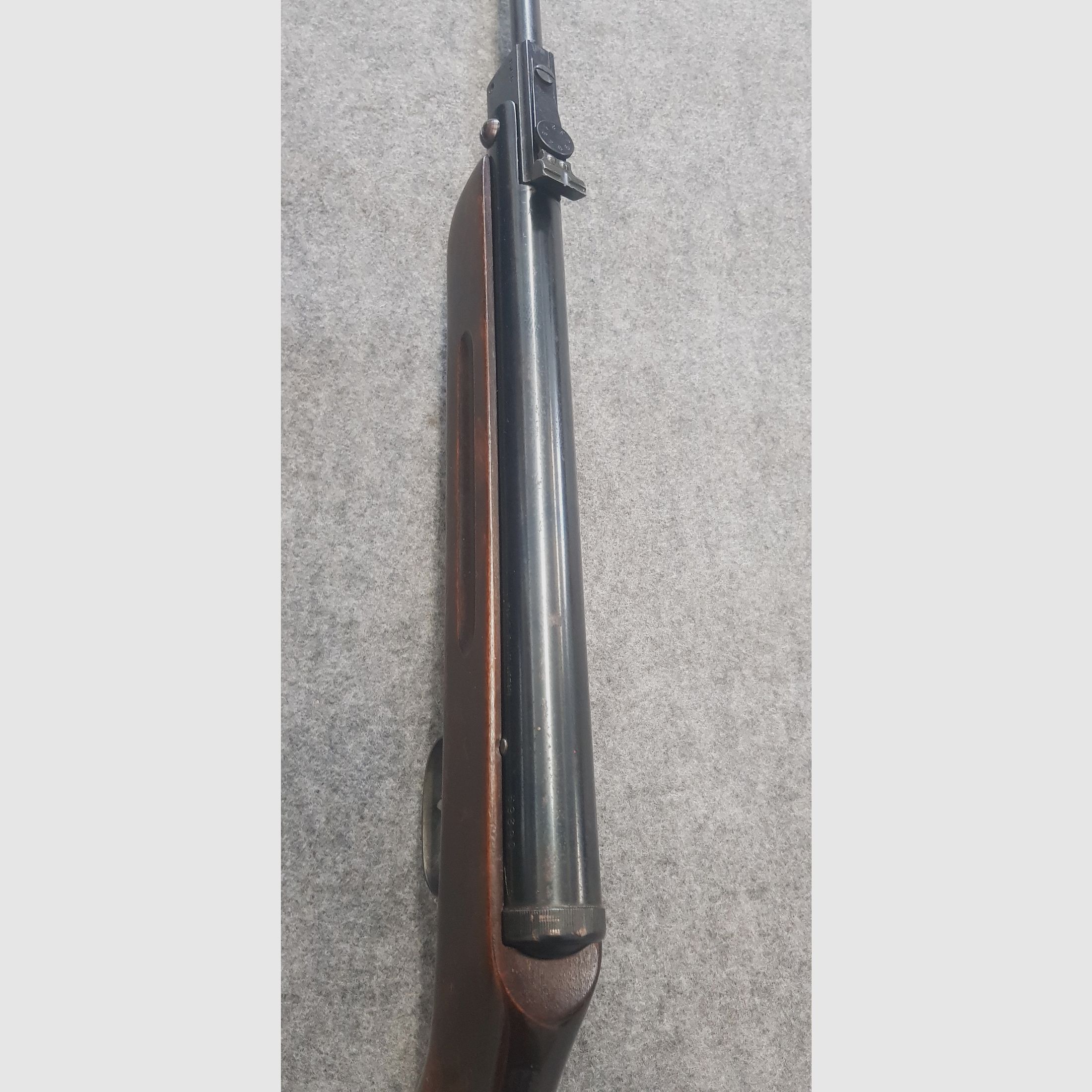 Bardzo stary karabin pneumatyczny Weihrauch HW30 Knicker bez znaku F z lat 50/60-tych kal. 4,5 mm Diabolo