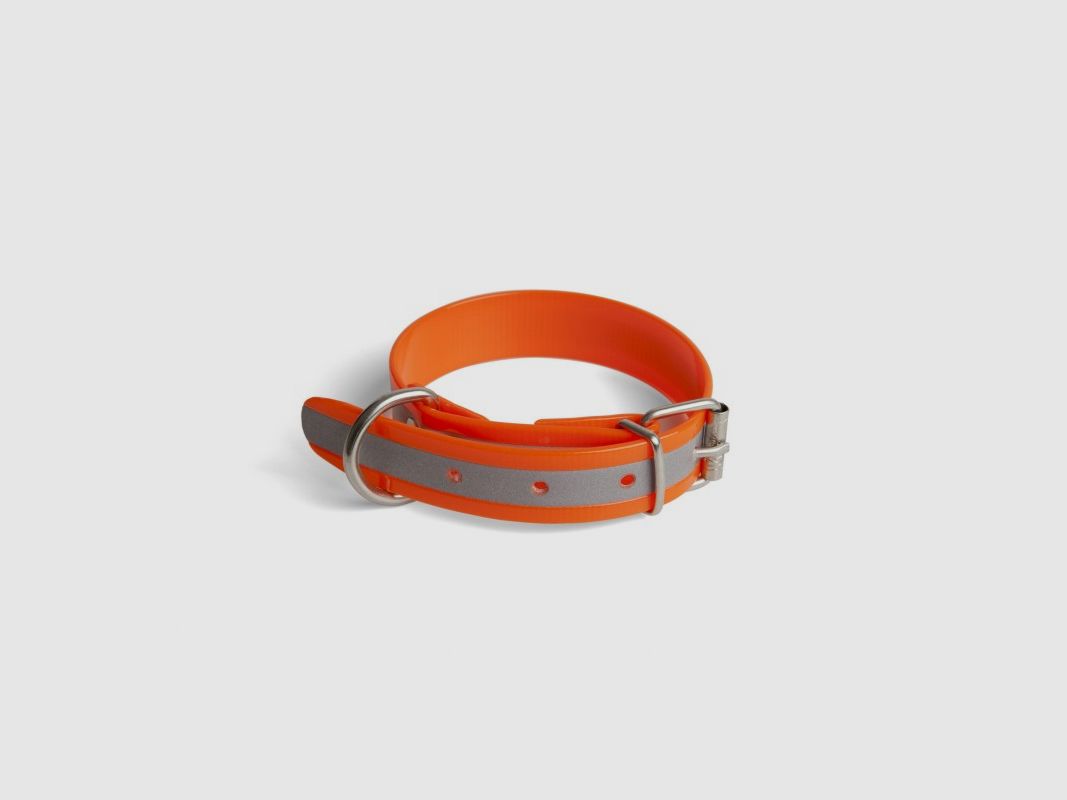REFLEKTIERENDES ORANGE PVC TPU HALSBAND