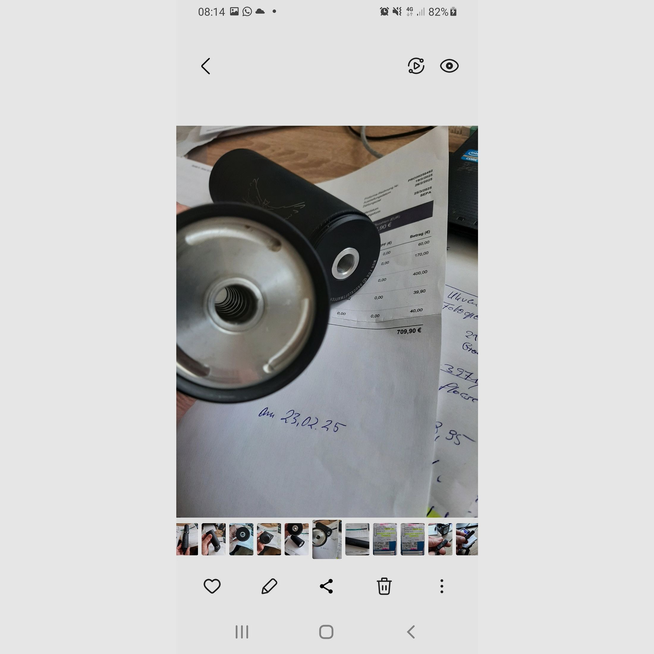 Geluiddemper JADS Waldkauz V4 Kaliber 9 mm/35 voor F wapens