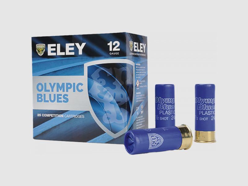 Eley Hawk Olympic Blues Trap 12/70 28 gr Schrotpatronen