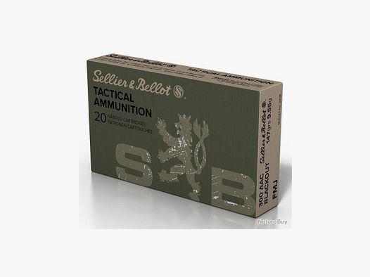 MUNITION SELLIER & BELLOT 300 AAC FMJ 9,55 GR 147 GRAINS