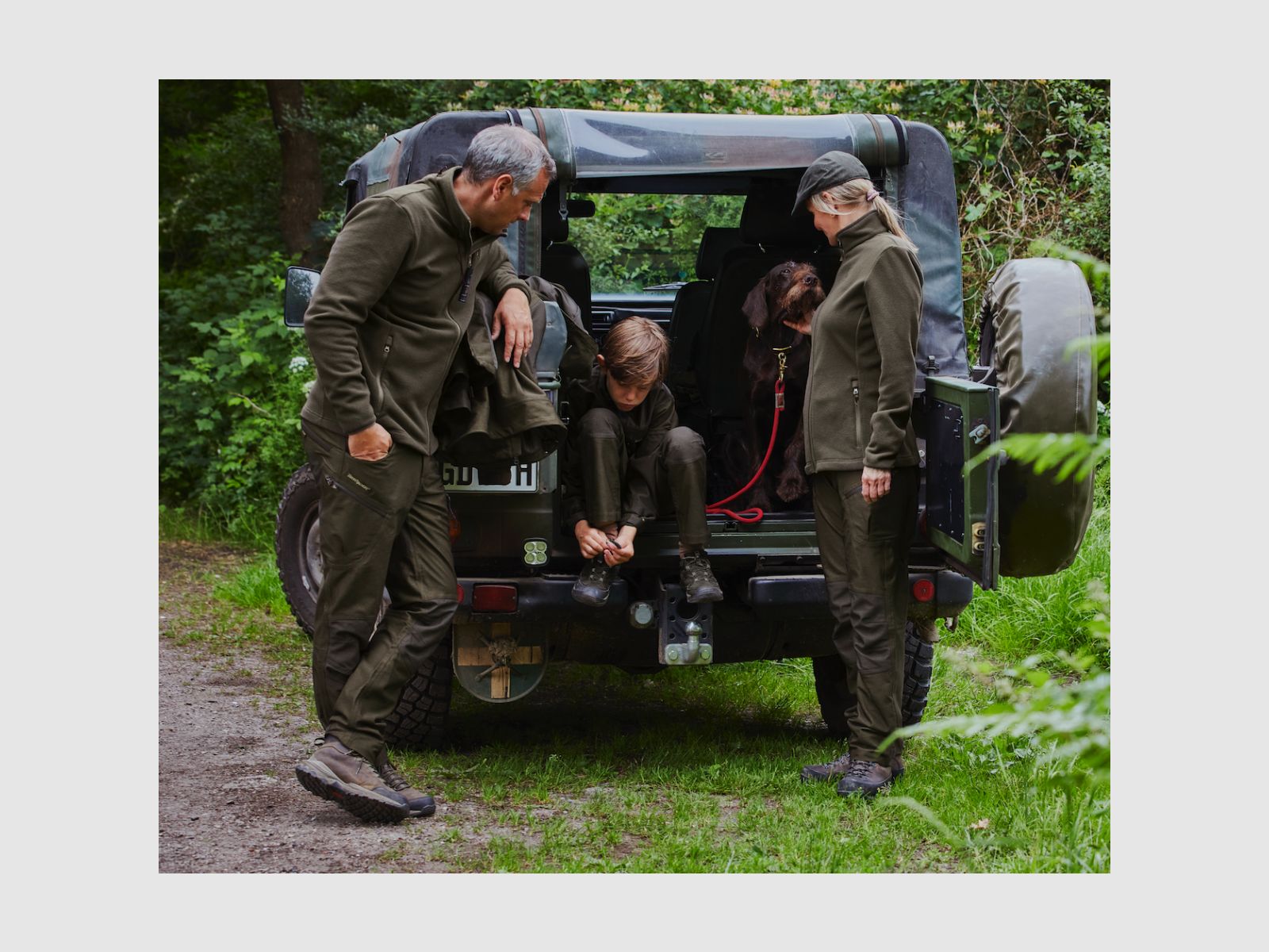 DEERHUNTER Chasse Hose Olive Night Melange