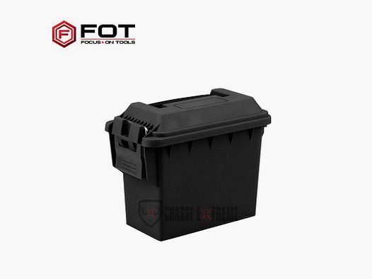 Caisse Munition FOT Polymère Noir 20x15x10 cm
