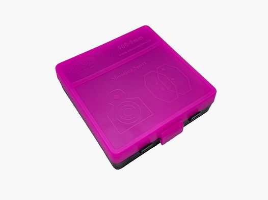 100er Patronenbox 9mm Pink