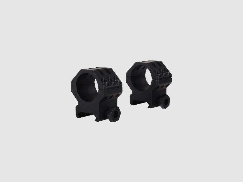 Weaver 6-Hole Weaver-Style Ringe matt schwarz 25,4mm high, BH 9,53mm