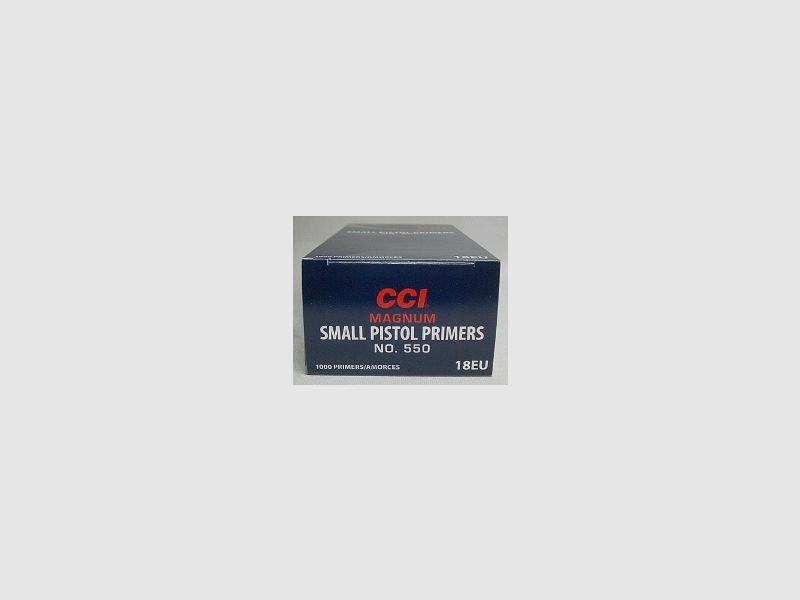 CCI ZÜNDER 550 Small Pistol - Magnum (a100)
