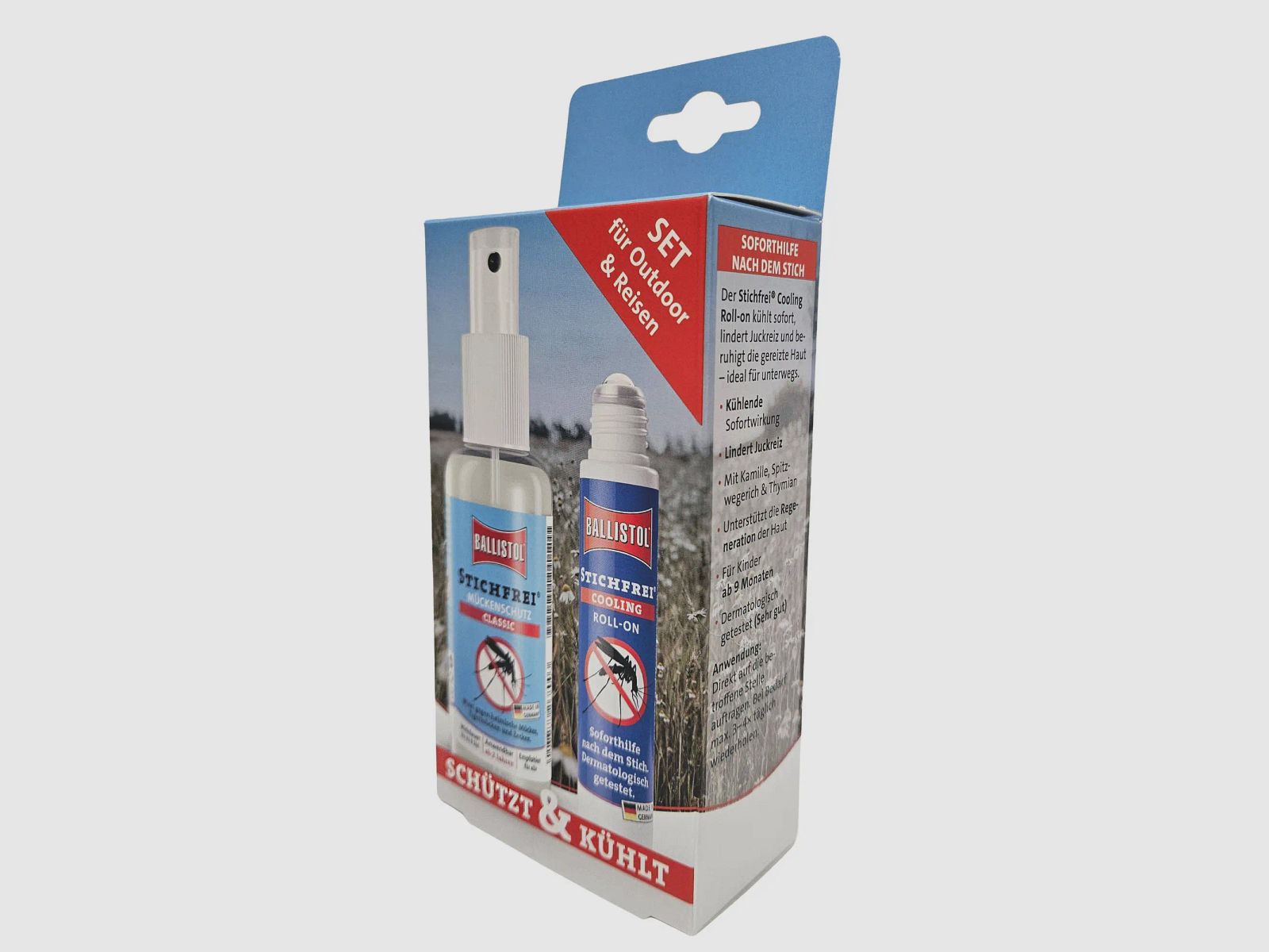 Ballistol Stichfrei Set – Mückenschutz & Soforthilfe