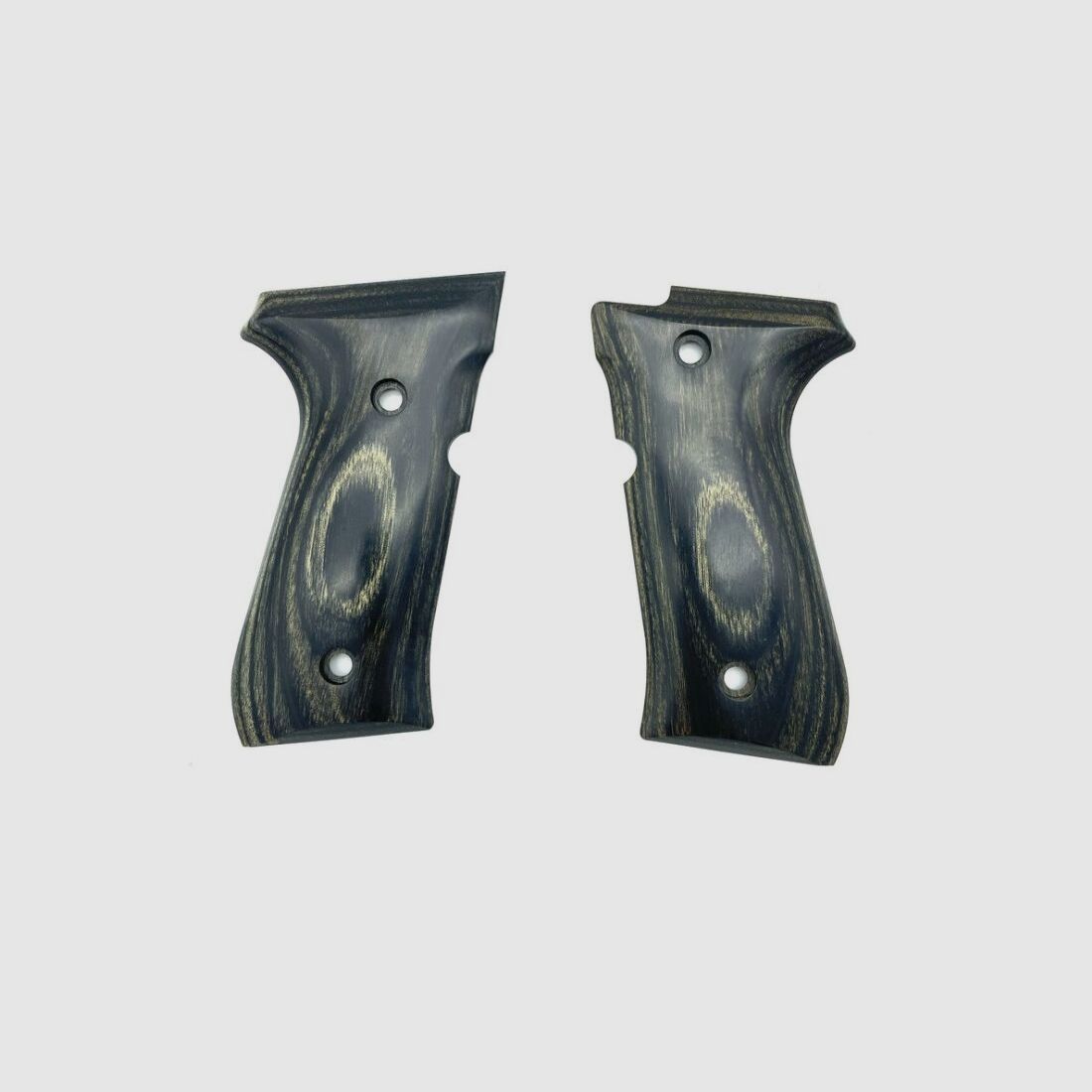 Nill grepen voor Beretta 92F/FS, gelamineerd hout, zwart, glad