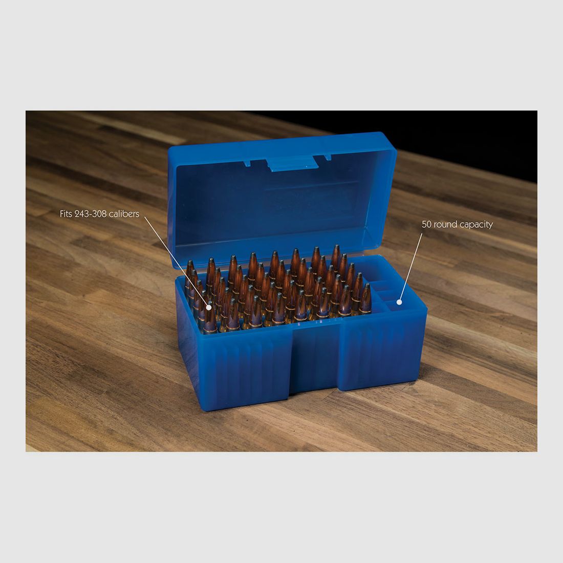 #509,243-308 50 ct. Ammo Box – Blue (DNR), image 2 of 2
