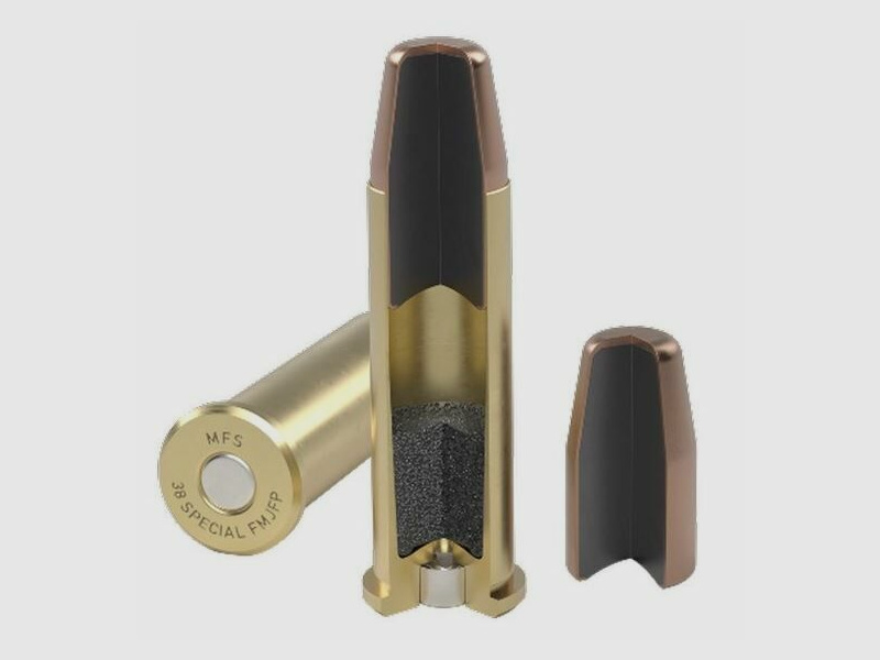 MFS ammunition 38Special FMJ Flat Nose 10.2G - 1000 rounds available immediately +50€ ADR shipping