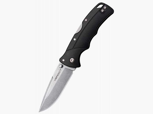 Cold Steel Verdict Taschenmesser, Spear Point, 4116SS, schwarzer Griff