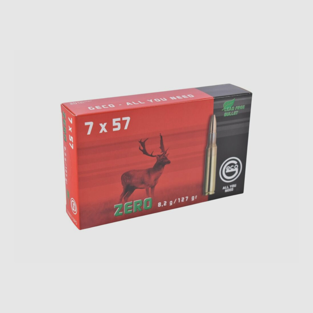 Geco 7x57 Zero 127grs / 8,2g