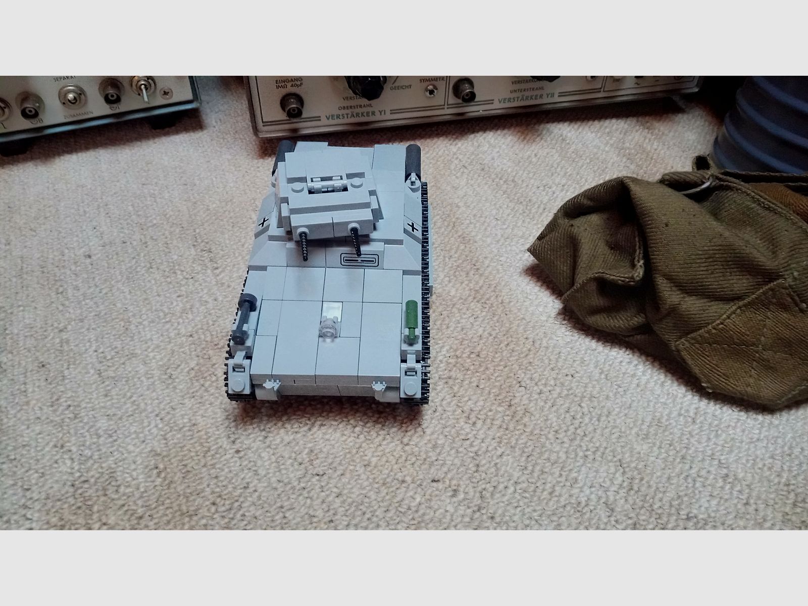 Cobi carro armato tedesco della seconda guerra mondiale I / PzKpfw (1) Ausf. A (con doppia MG-13) mattoncini compatibili Lego Numero di prodotto 2474